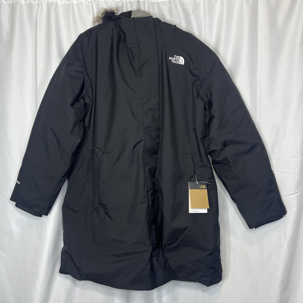 The North Face Women's Arctic Parka Coat 600 Down Fill Black 2X Waterproof